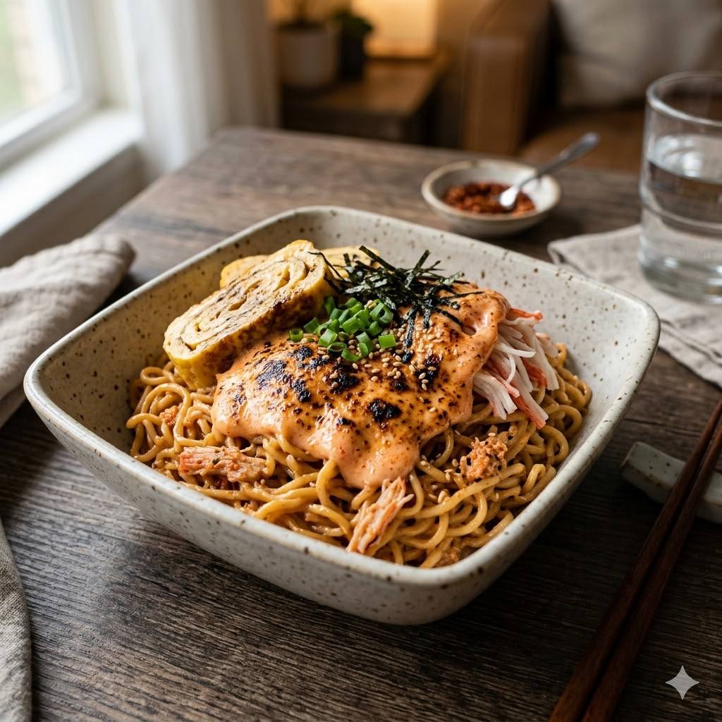 Indomie Mentai Tamago Kani Rice Bowl Boss